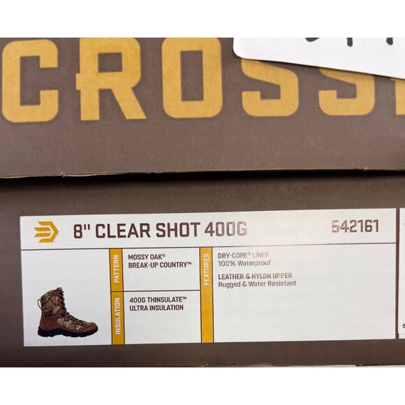 LaCrosse 8" Clear Shot 400G Waterproof Insulated Hunting Boots Size 14 New - Picture 4 of 11